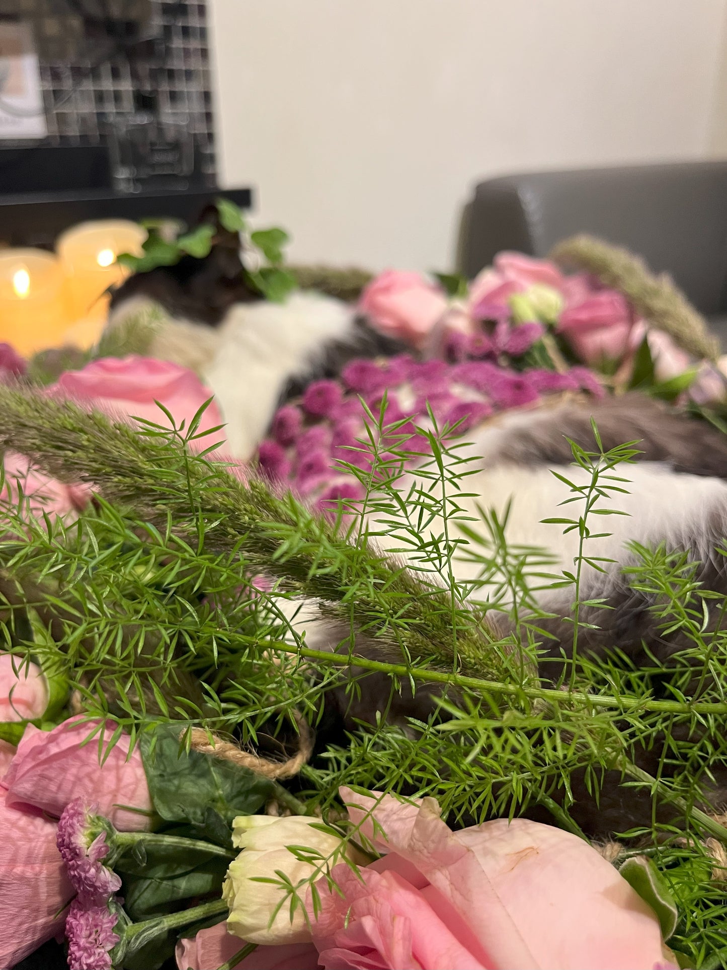 Pet Funeral Flower Arrangement Decoration 寵物葬禮花藝佈置